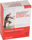 Squeezy Energy Super Gel Caffeine - Lemon - 12 x 33 gram - 3 + 1 gratis 1