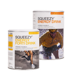 Squeezy Energy Drink Pack + Gratis Bidon 750 ml