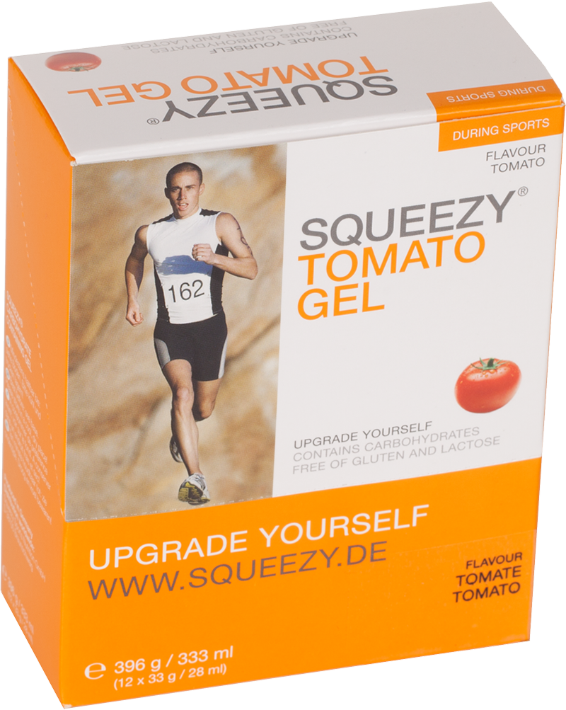 Squeezy Energy Gel - Tomato - 12 x 33 gram 1