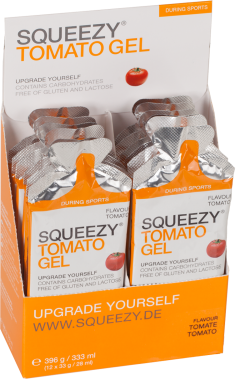 Squeezy Energy Gel - Tomato - 12 x 33 gram