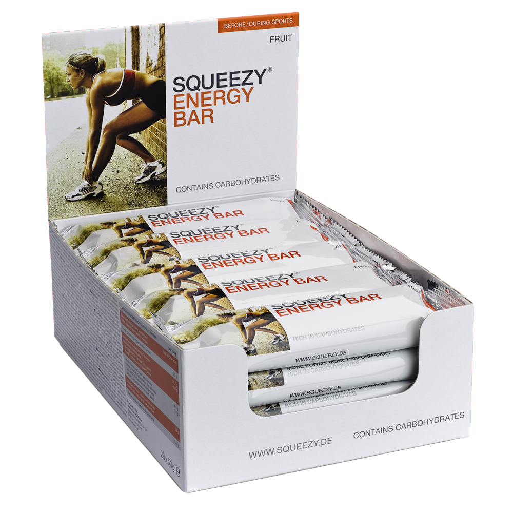 Squeezy Energy Bar - 20 x 50 gram 1