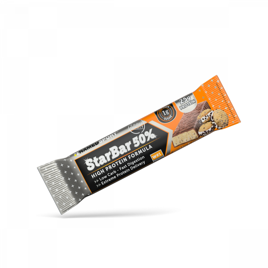 Aanbieding NamedSport Starbar - Cookies &amp; Cream - 50 gram (THT 31-5-2022) 1