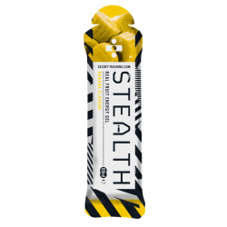 Aanbieding STEALTH Energy Gel Real Fruit - 1 x 60 ml Banana Flavour (THT 1-2-2019)
