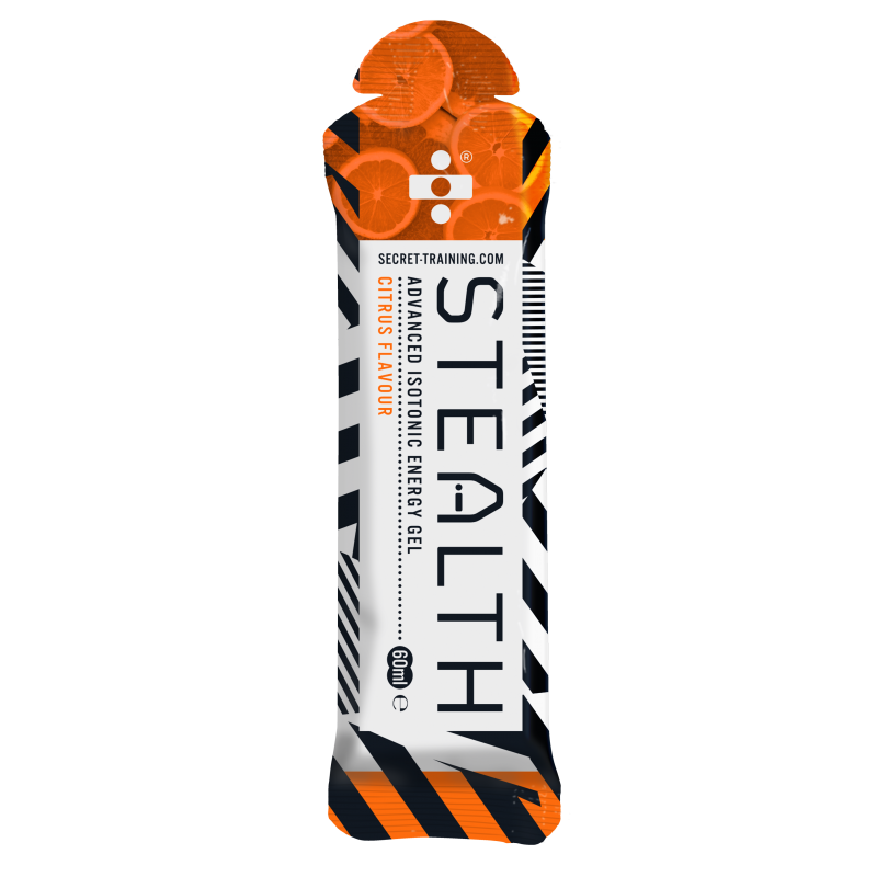 Aanbieding STEALTH Isotonic Energy Gel - 1 x 60 ml Citrus Flavour (THT 1-3-2019 1