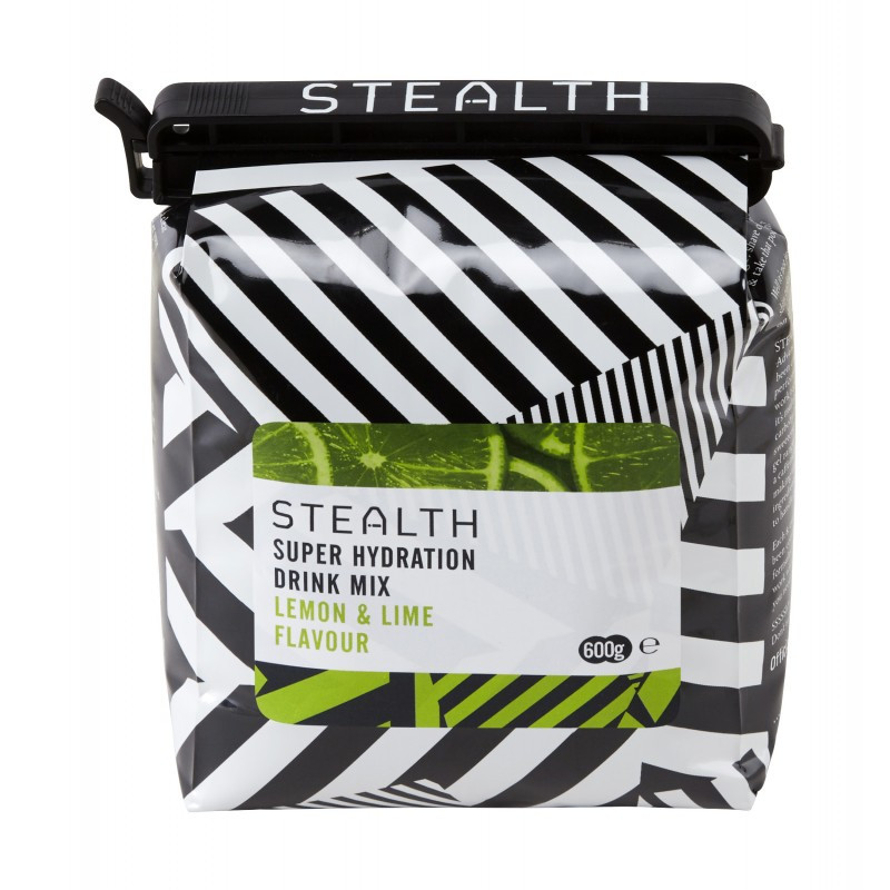 STEALTH Super Hydration Drink Mix - Lemon/Lime - 600 gram (THT 30-6-2020) 1