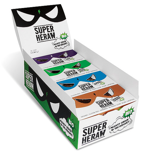Proefpakket Superheraw Natural Bar - 15 x 45 gram (THT 31-3-2026) 1