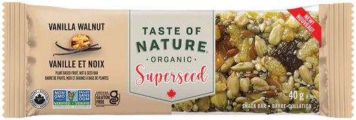 Aanbieding Taste of Nature - Vanilla Walnut - 16 x 40 gram (THT 15-5-2024) 1