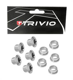 Trivio Kettingbladbouten Set Race 9.9 x 7.05 Zilver 1