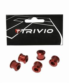Trivio Kettingbladbouten Set Race 9.9 x 7.05 Rood Anodized 1