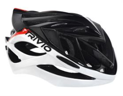 Trivio Front Fietshelm Wit/Zwart/Rood