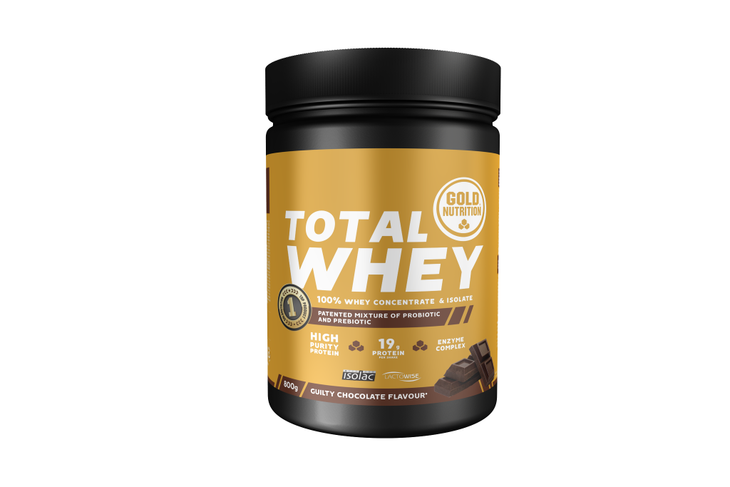GoldNutrition Total Whey - Strawberry - 800 gram (THT 30-9-2026) 2