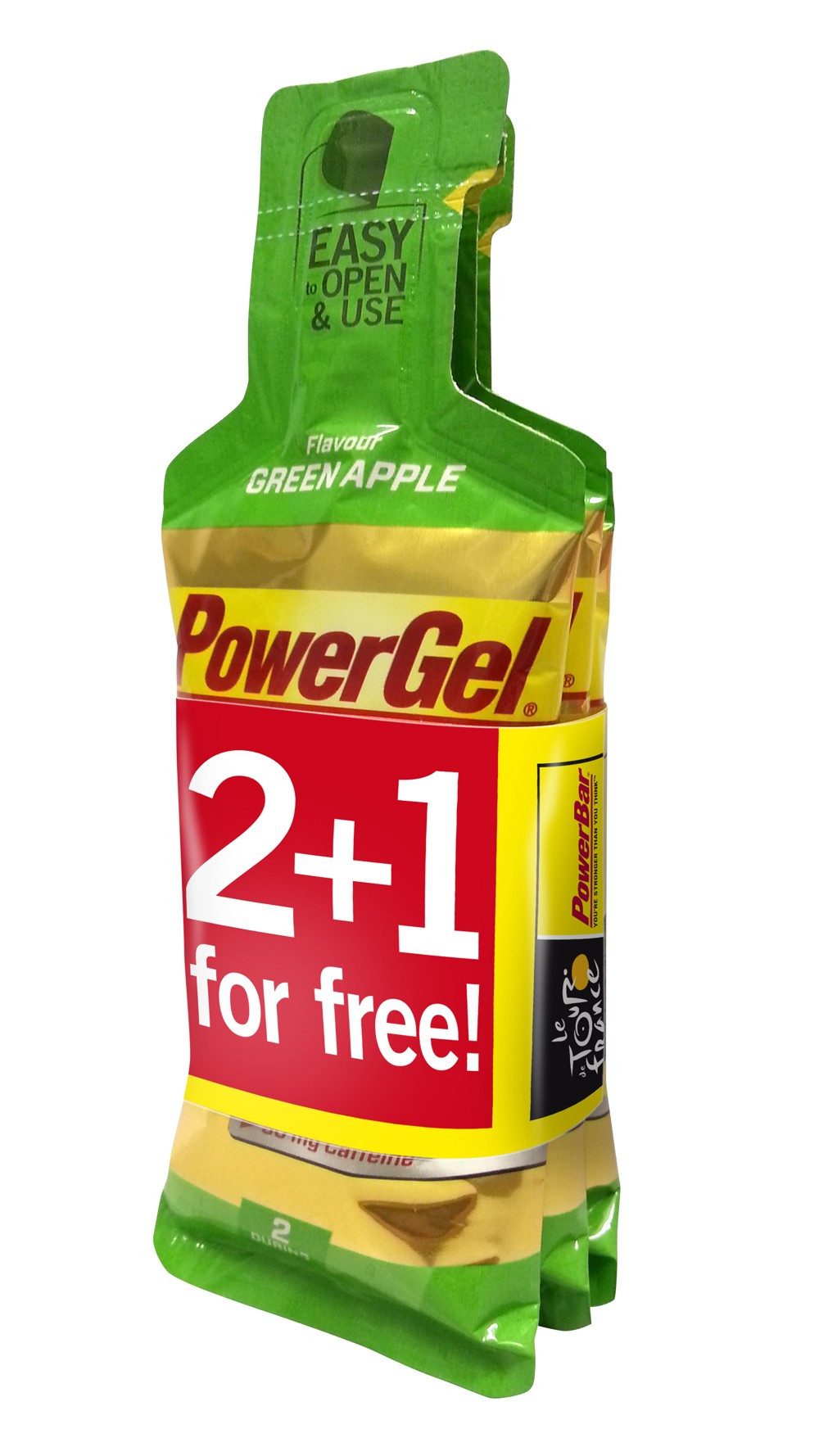Aanbieding PowerBar PowerGel - Green/Apple - 2 + 1 gratis 1