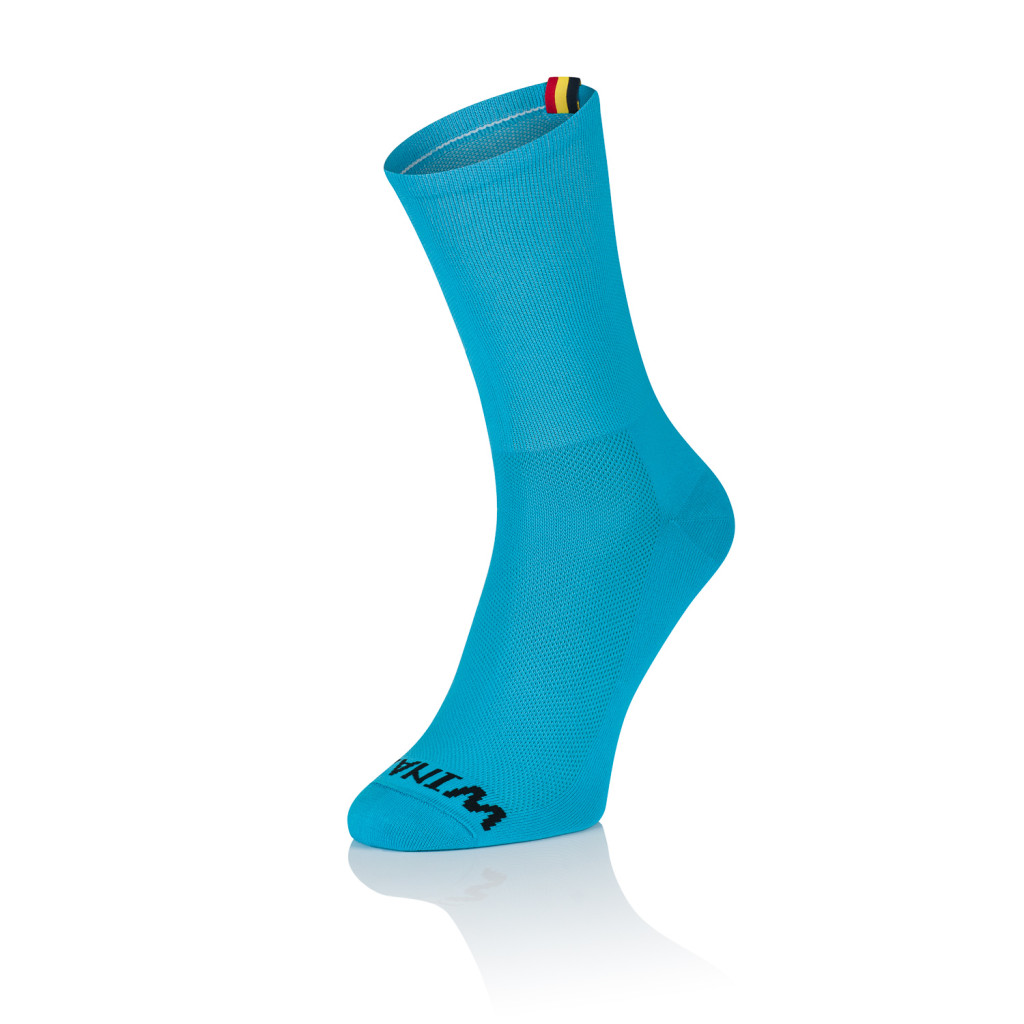 Winaar Full Cyan Fietssokken - Belgisch label 1