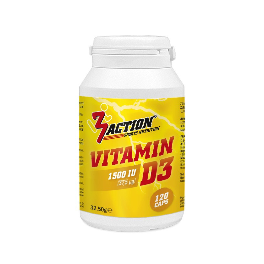 3Action Vitamine D3 - 120 Caps 1