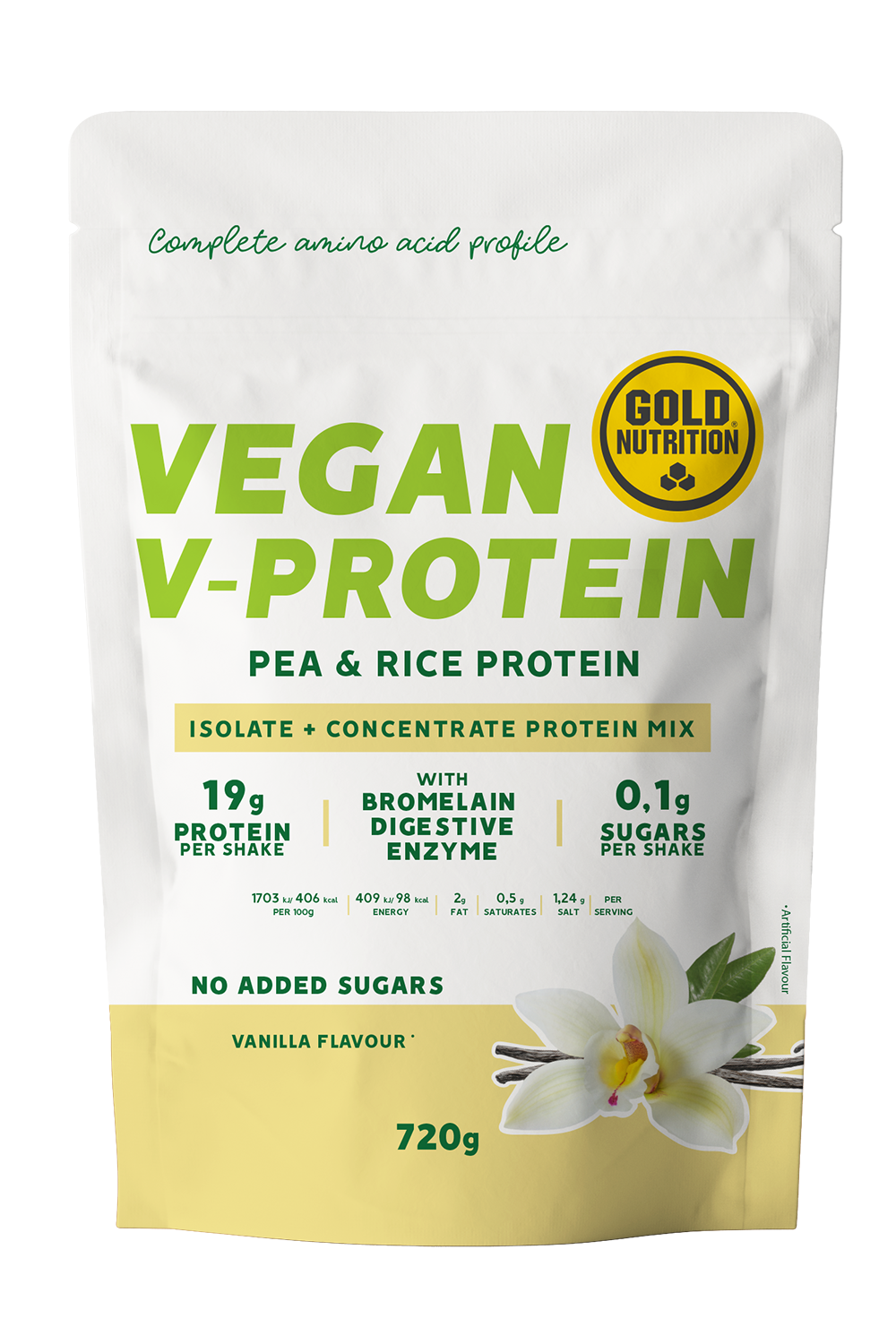 GoldNutrition V-Protein - 720 gram (LET OP! THT 28-2-2026) 2