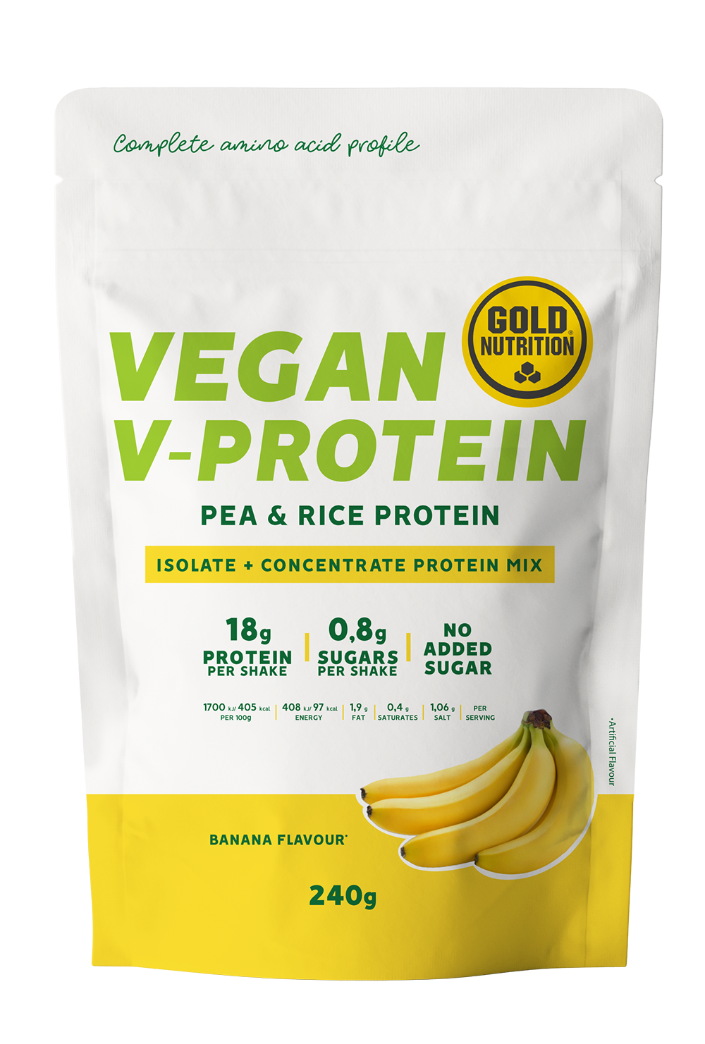 GoldNutrition V-Protein - 240 gram (THT 31-8-2024) 5