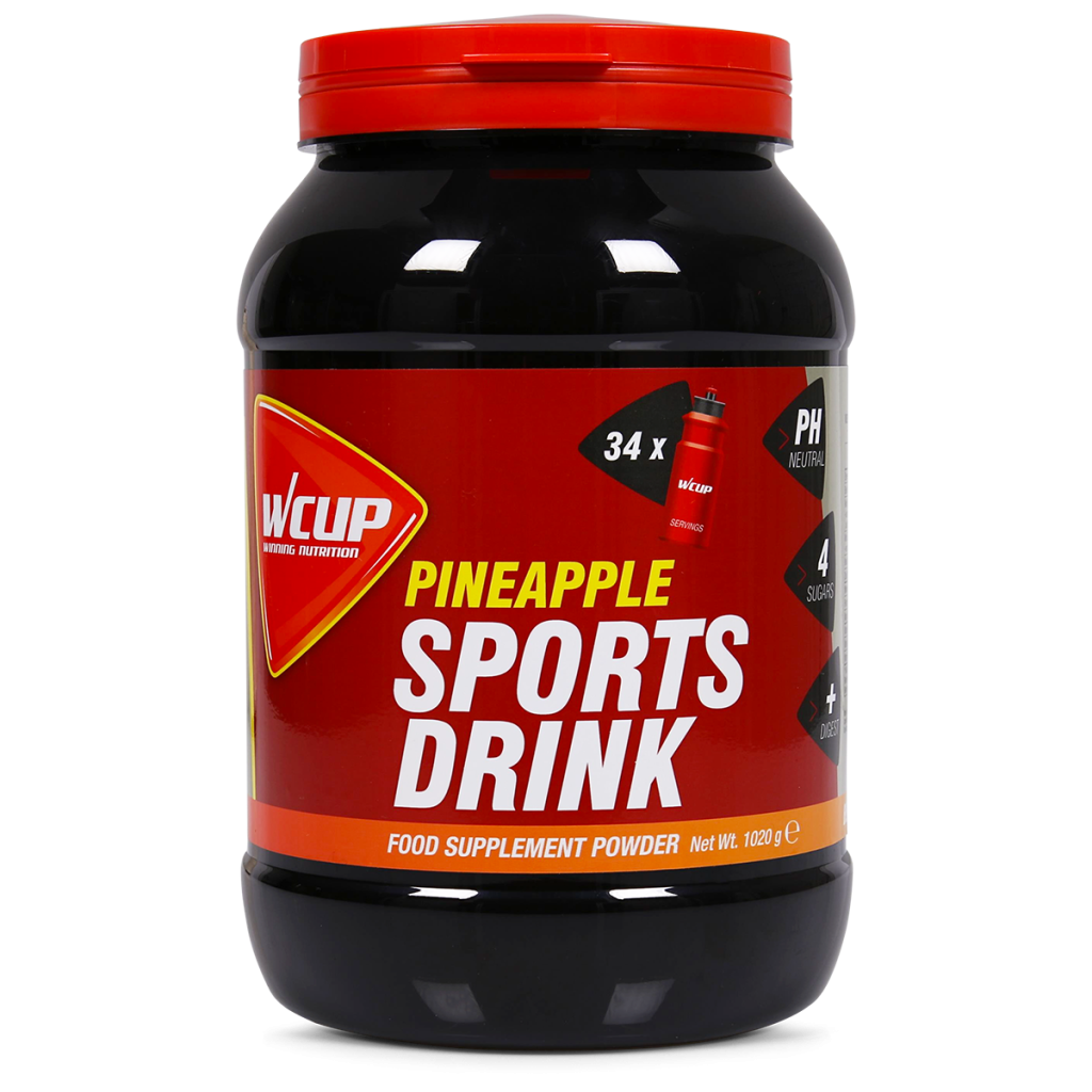 Aanbieding WCUP Sport Drink - Pineapple - 480 gram (THT 30-4-2019) 1