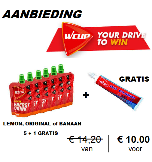 WCUP Energy Drink - 5 + 1 + Gratis Red Explosion 1