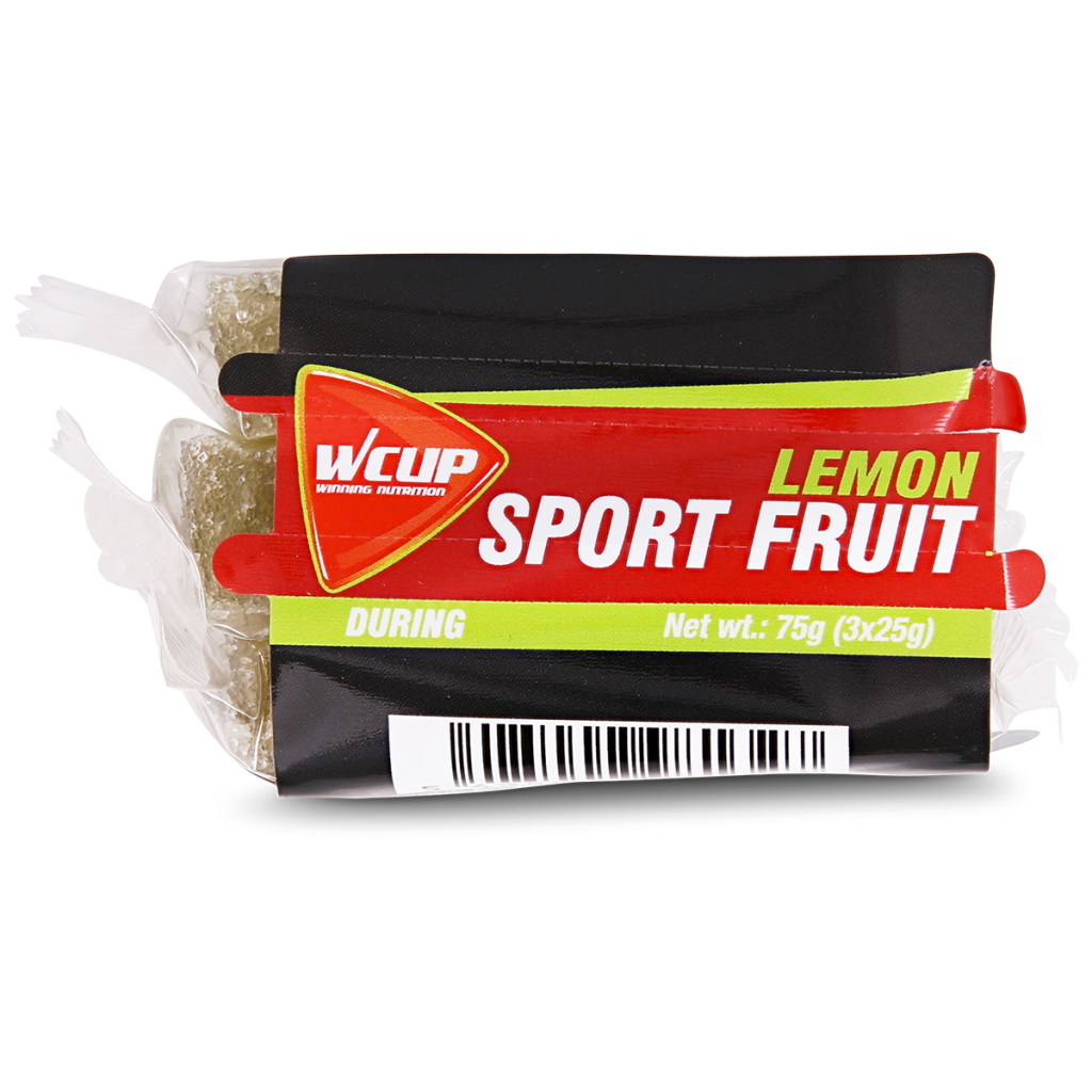 Aanbieding WCUP Sports Fruit - Lemon - 3 x 25 gram (THT 21-1-2020) 1