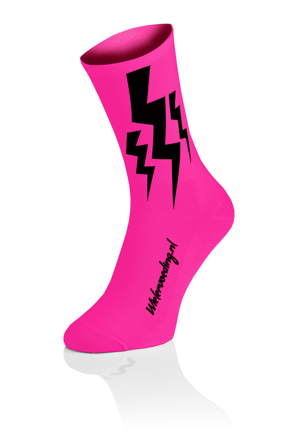 Lightning Socks - Fluo Roze 1