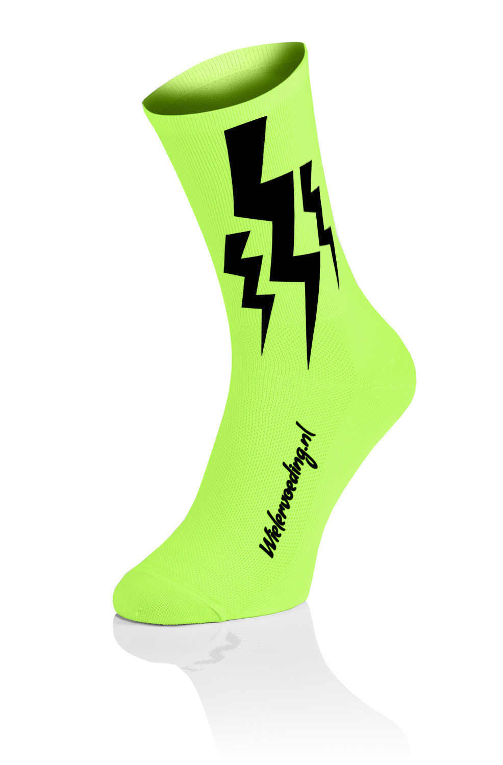 Lightning Socks - Fluo Geel - 2 + 1 gratis 1