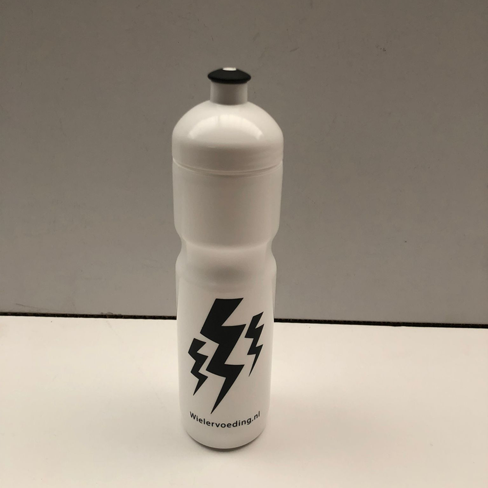 Wielervoeding.nl Hardloopbidon - Wit - 400 ml 1