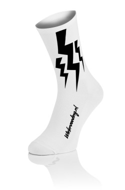Lightning Socks - Wit (2 paar)