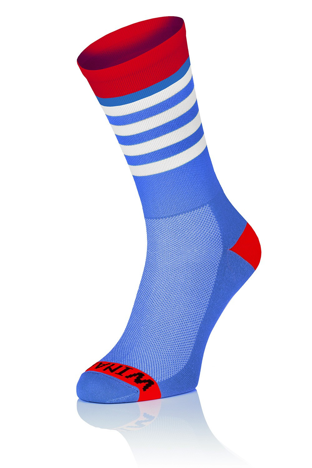 Winaar BRW stripes - Blauw/Rood Met Witte Strepen 1