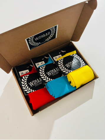 Winaar Fietssokken Cadeaupakket Plain 2