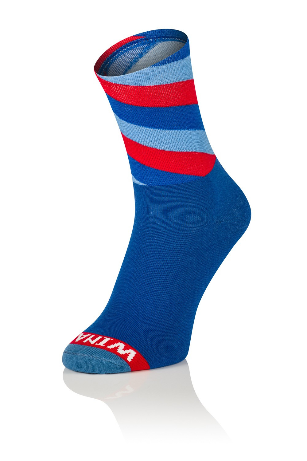 Winaar CX M-Power Fietssokken - Blauw/Rood 1