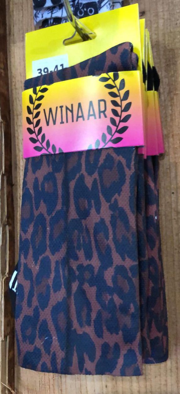 Winaar Panther Brown Fietssokken 1