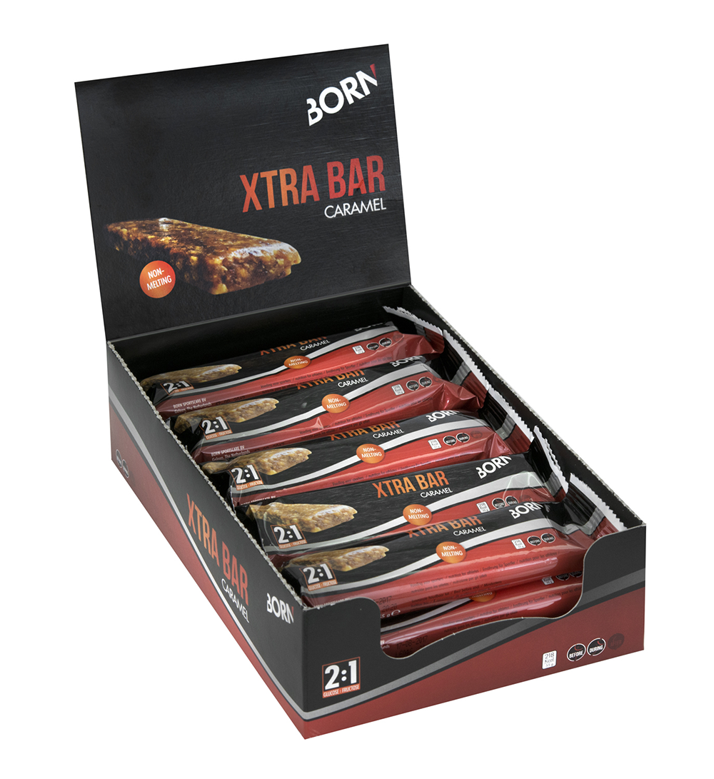 Born Xtra Bar Caramel Boost - 15 x 55 gram 1